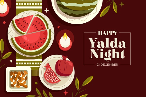 طراحی بنر شب یلدا