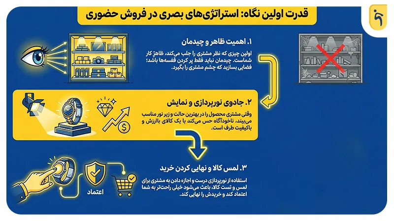 استراتژی بصری در فروش حضوری
