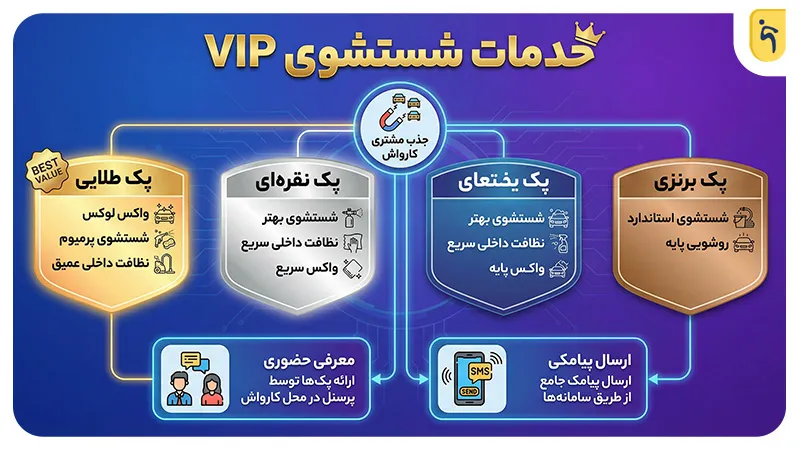 خدمات شستشوی VIP 
