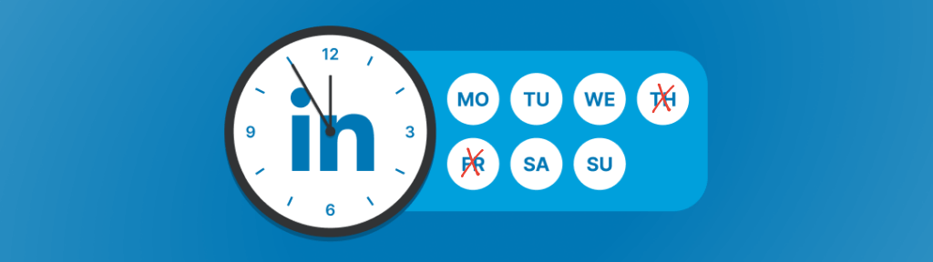 بهترین زمان برای پست لینکدین