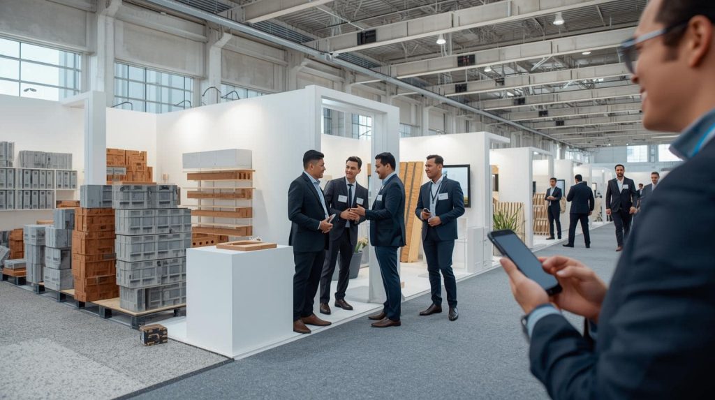 تبلیغات پیامک زنده در نمایشگاه