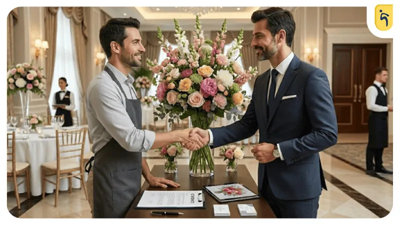 همکاریهای تجاری برای گل فروشی